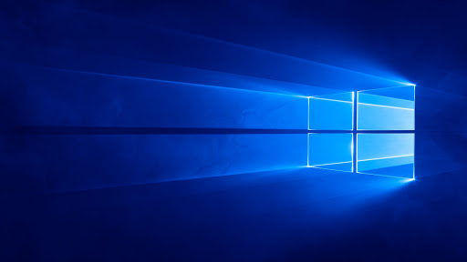 Обои в Windows 10. Логотип Windows 10.